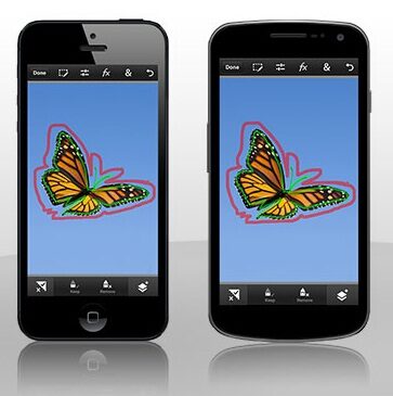 Adobe PhotoShop Touch na smartfona z iOS