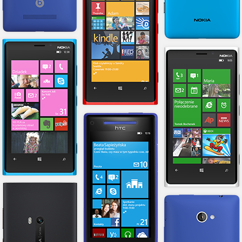 Wsparcie dla Windows Phone 8 i 7.8 do drugiej połowy 2014 r.
