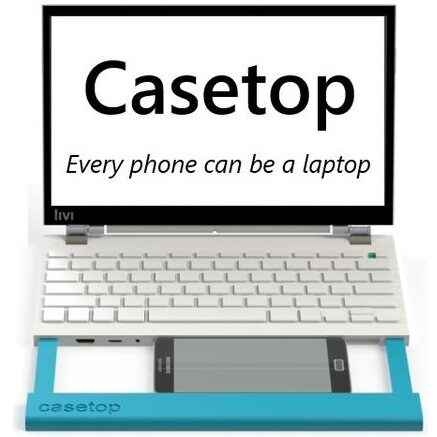 Casetop – smartfon w obudowie netbooka