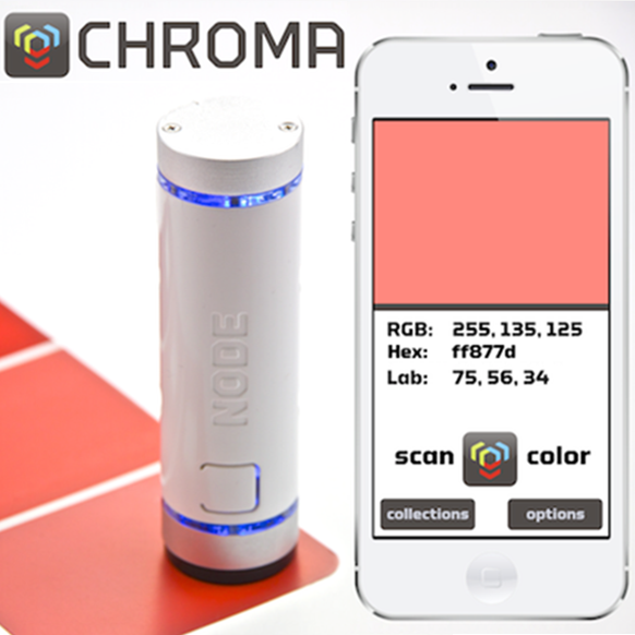 Chroma+NODE – mobilny skaner kolorów do iPhone’a i Androida