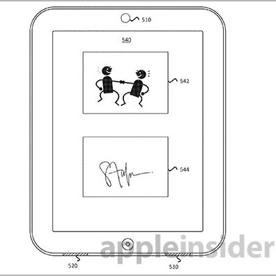 Apple patentuje wirtualny autograf na iPadzie?