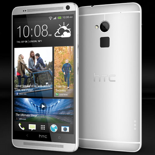 HTC One Max – nowy phablet z czytnikiem linii papilarnych