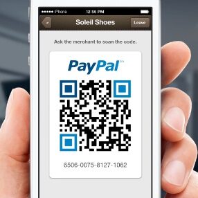 Do oferty mobilnych płatności PayPala dołączą kody QR