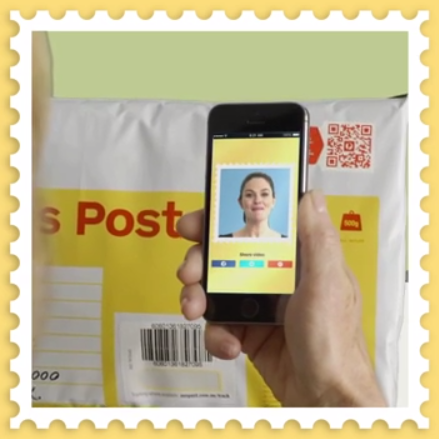 Australijska poczta oferuje video znaczki z fotokodem QR