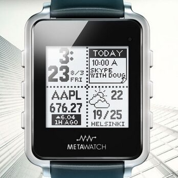 MetaWatch Frame – czarno-biały smart watch dla iOS lub Androida
