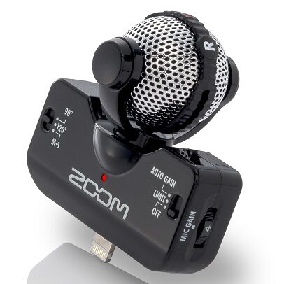 Zoom iQ5 – profesjonalny mikrofon stereo w przystawce dla iOS