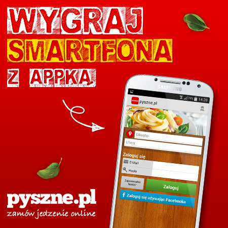 Aplikacja mobilna pyszne.pl – wygraj smartfona z appką