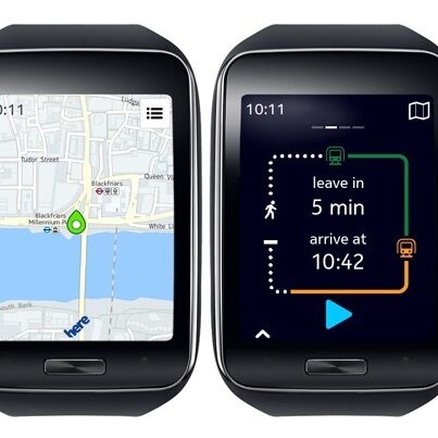 Mapy HERE od Nokii na zegarku Samsung Gear S
