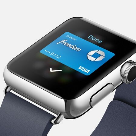Mobilne płatności przez kontakt ze skórą w Apple Watch