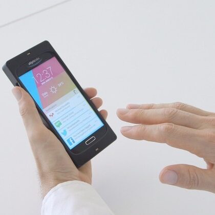 Ultradźwiękowa obsługa smartfonów gestami rąk od Elliptic Labs