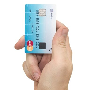 Zwipe i MasterCard z kartą płatniczą z NFC i czytnikiem palca