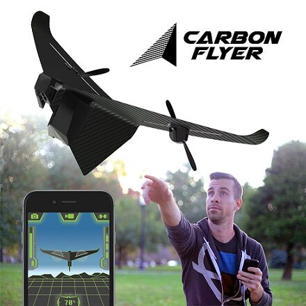 Carbon Flyer – samolocik z kamerką sterowany smartfonem