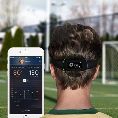 Triax SIM-P – monitoring uderzeń chroniący głowę