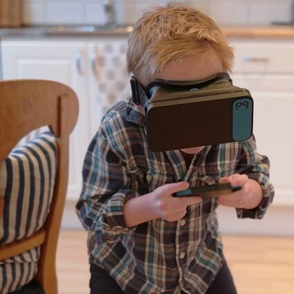 Moggles – mobilny zestaw gogli VR z mini kontrolerem