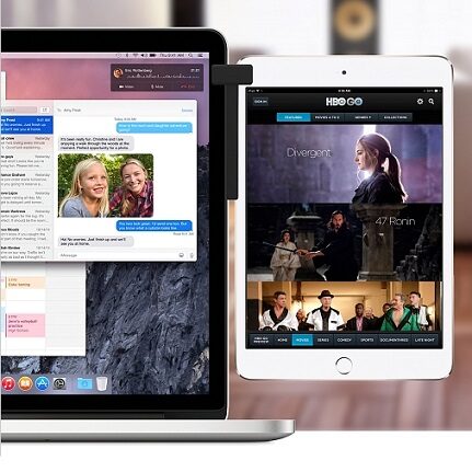 Uchwyt Mountie – MacBook z rozszerzeniem iPada lub iPhone'a