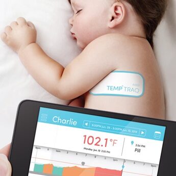 TempTraq – naklejka z termometrem i apką dla dziecka