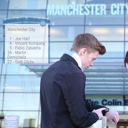 Manchester City jako pierwszy klub z apką na smart watch