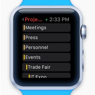 Todoist na Apple Watch – lista zadań na nadgarstku