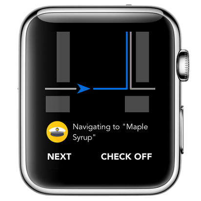 Apple Watch zamieni listę zakupów na ścieżkę po sklepie