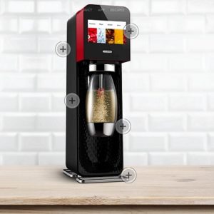 Sodastream MIX – maszyna z aplikacją do gazowania napojów