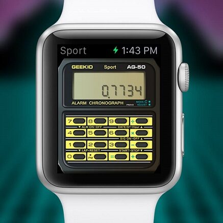 Geekio, czyli naręczny kalkulator "Casio" na Apple Watcha