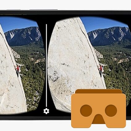 Google Cardboard w 360-stopniowym widoku Street View w mapach