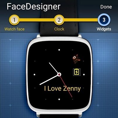 ZenWatch FaceDesigner – apka do personalizacji tarczy