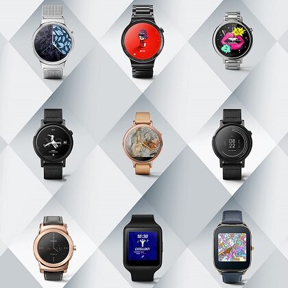 Dziewięć nowych tarczy dla smartwatchy Android Wear