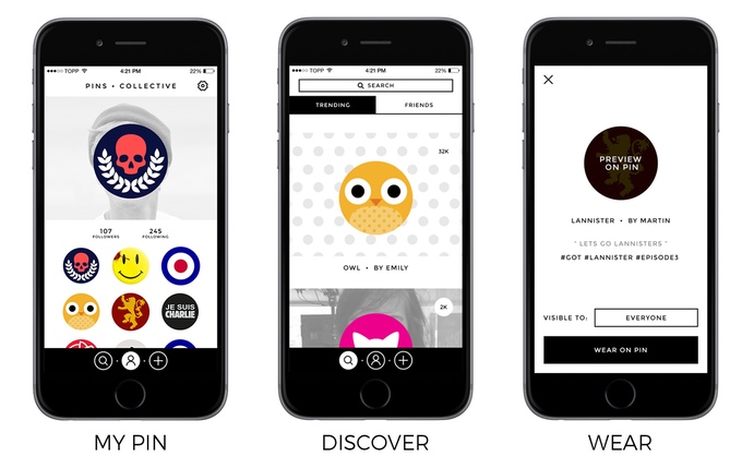Pin Collective app