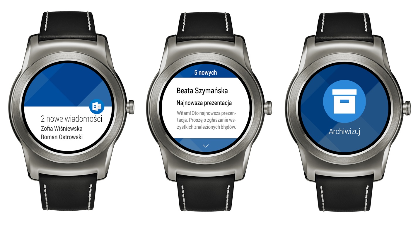 Outlook na Android Wear
