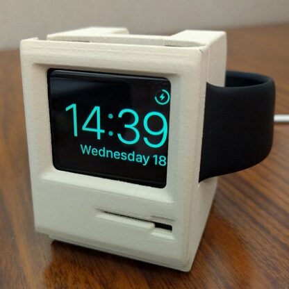 Stacja dla Apple Watch w stylu Macintosha