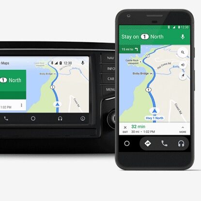 Android Auto jako aplikacja na smartfon