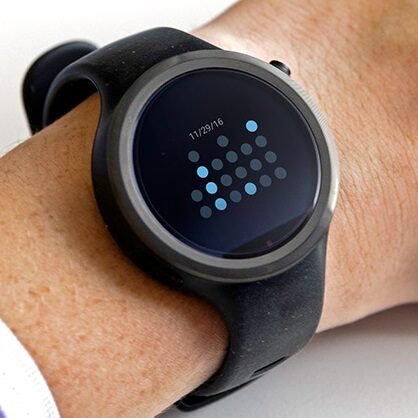 Binarna tarczka na zegarki z Android Wear