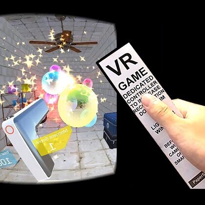 PaperStick – papierowy kontroler dla Cardboard VR