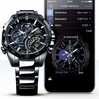Casio EDIFICE EQB501 – hybrydowy zegarek