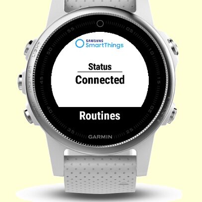 SmartThings w Connect IQ dla zegarków Garmina