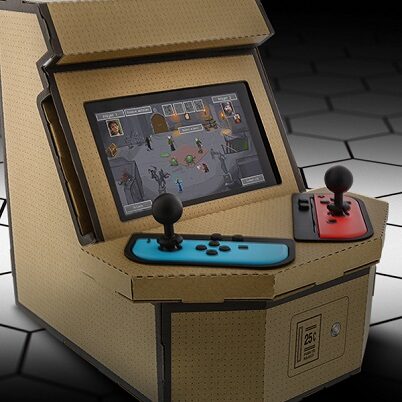 PixelQuest Arcade Kit – kartonowy automat