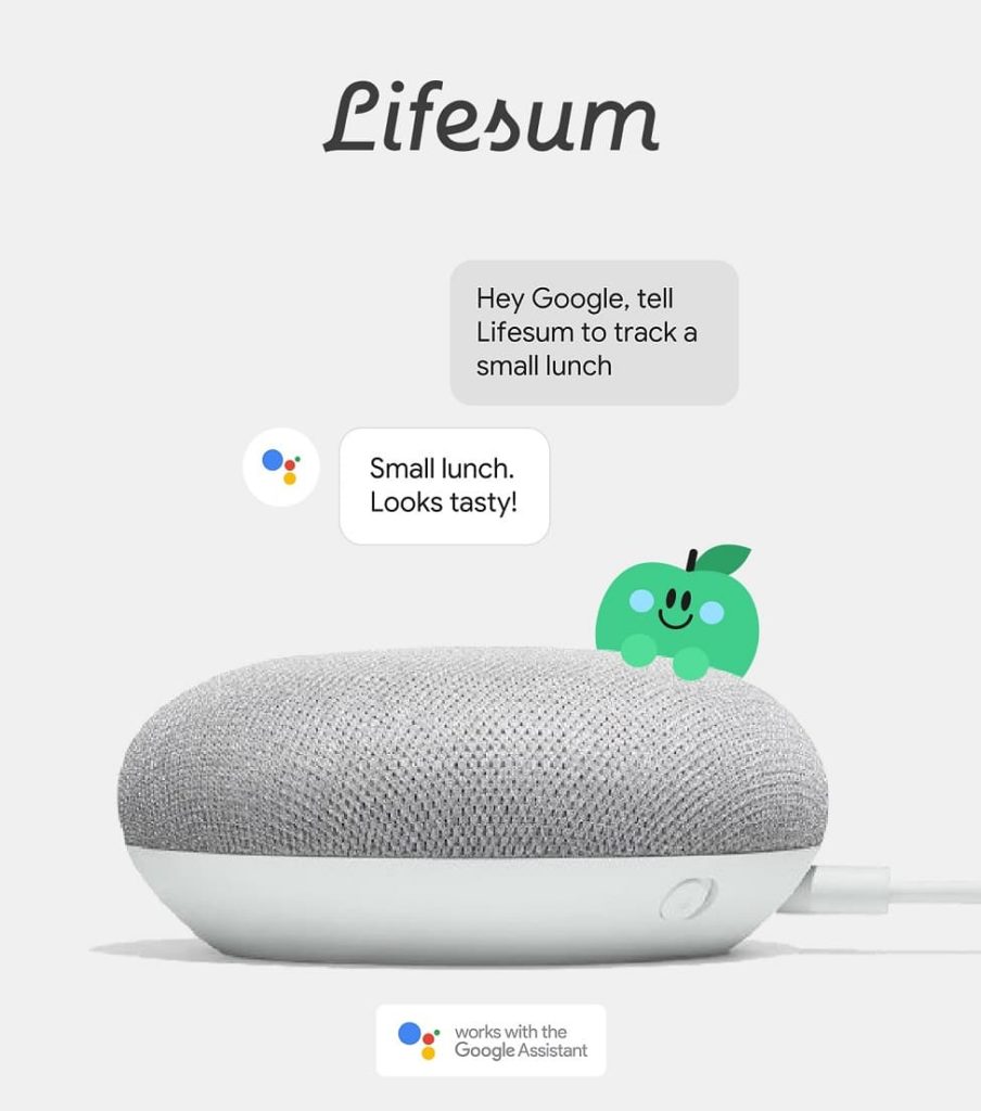 Lifesum Asystent Google dieta