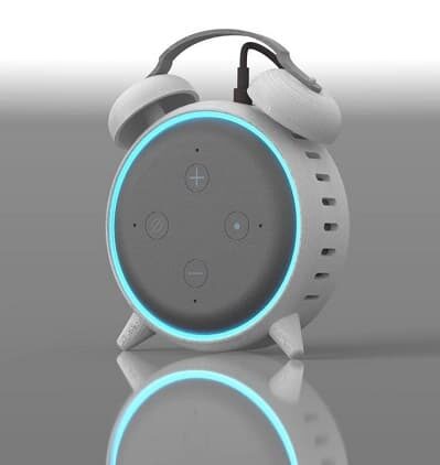 Echo Dot Alarm Clock Stand – atrapa retro budzika
