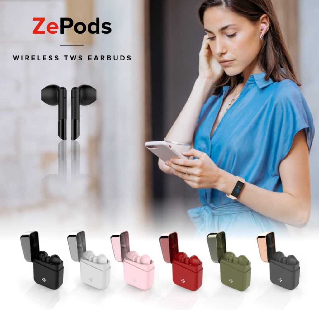 MyKronoz ZePods słuchawki z Bluetooth 5.0