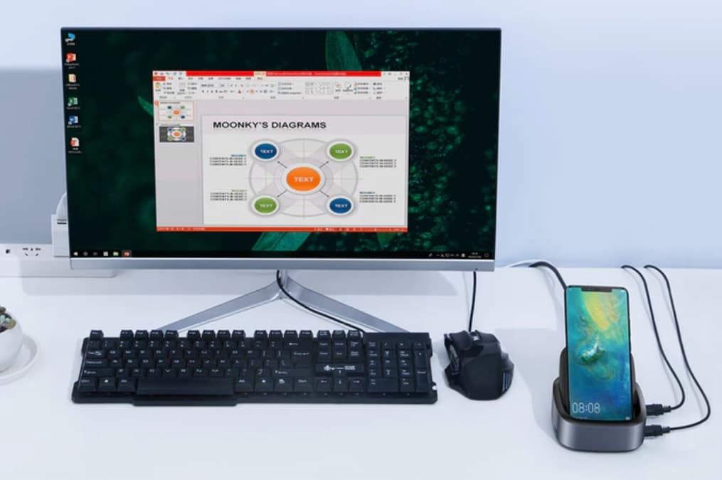 NuDock - smartfon desktopem