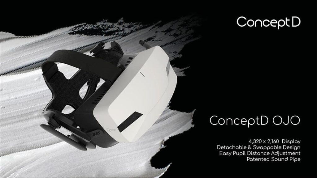 Acer ConceptD OJO gogle VR 2160p