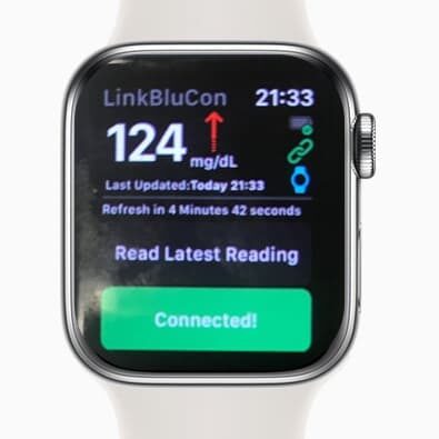 NightRider BluCon – dane glukometru na Apple Watchu