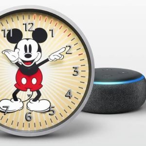 Amazon Echo Wall Clock Mickey Mouse Edition zegar z Alexą