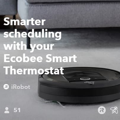 iRobot + IFTTT (smart home)