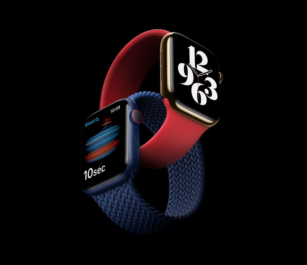 Apple Watch series 6 z pulsoksymetrem