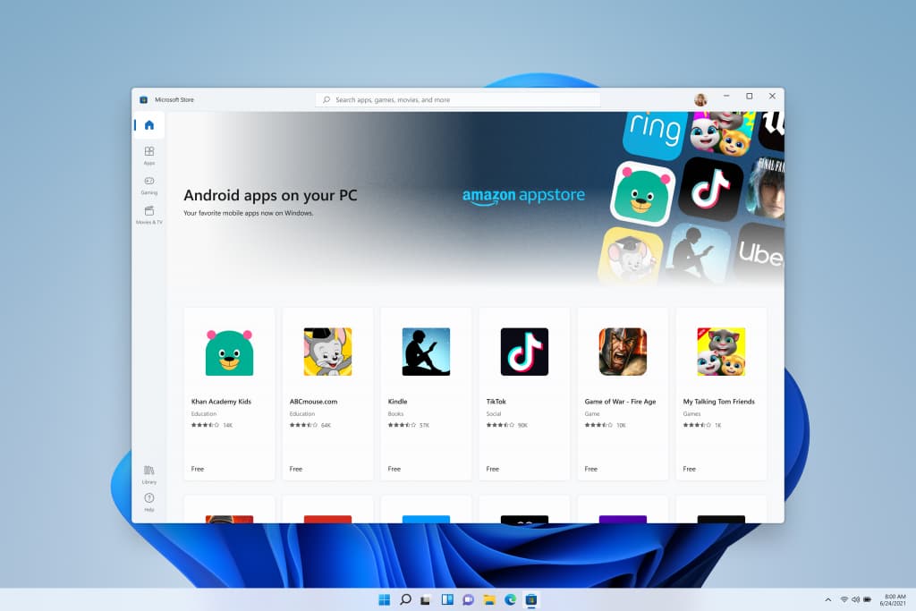 Amazon Appstore Windows 11 Android