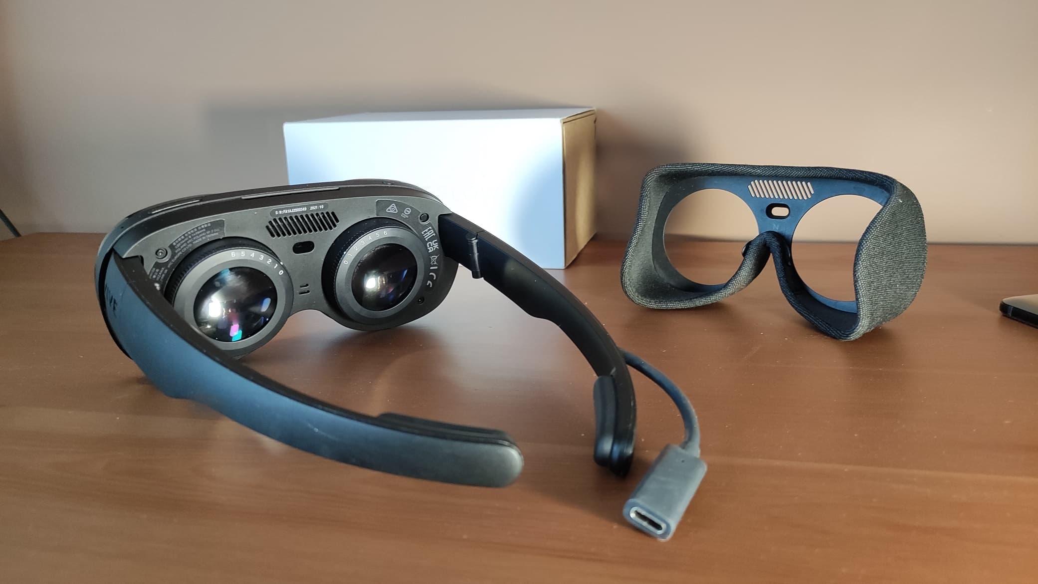 test gogli VR HTC Vive Flow
